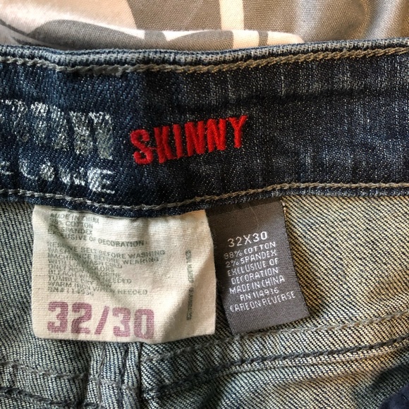 Men’s 32x30 Faded Slim Straight Jeans - Picture 4 of 4